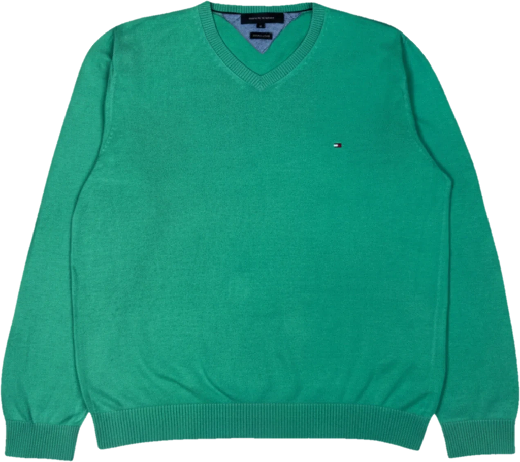 Tommy Hilfiger Vintage Sweatshirt Mint Green Size L