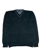 Tommy Hilfiger black sweatshirt XL, high-quality, stylish and comfortable.